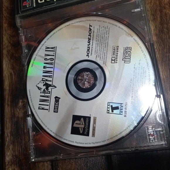 G-15 PS1 BLACK LABEL 4 DISC - FINAL FANTASY IX game - Picture 2 of 12